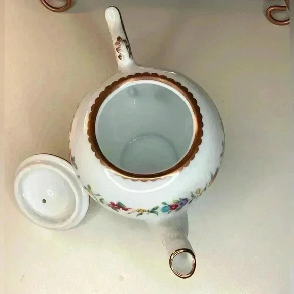 Vintage Chelsea-Derby Miniature Teapot and Cover 1985 (made) Franklin Mint - Picture 8 of 16